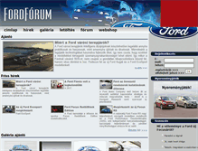 Tablet Screenshot of fordforum.hu